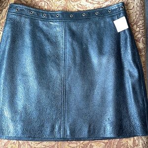 Versus Versace vintage leather mini skirt NWT